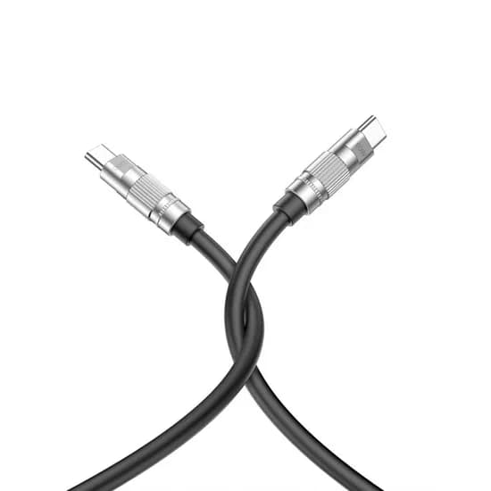 Cabo USB XO-NB-Q228B - 60W - Tipo-C/Tipo-C - 1M