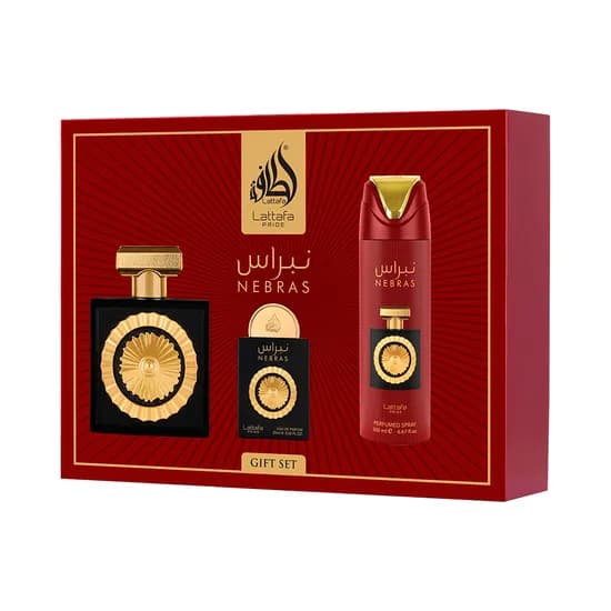 Kit Lattafa Pride Nebras Edp 100ML + Deo 200ML + 20ML