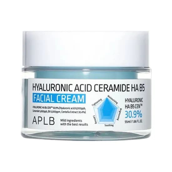 Crema Facial Aplb Hyaluronic Acid Ceramide Ha B5 55ML