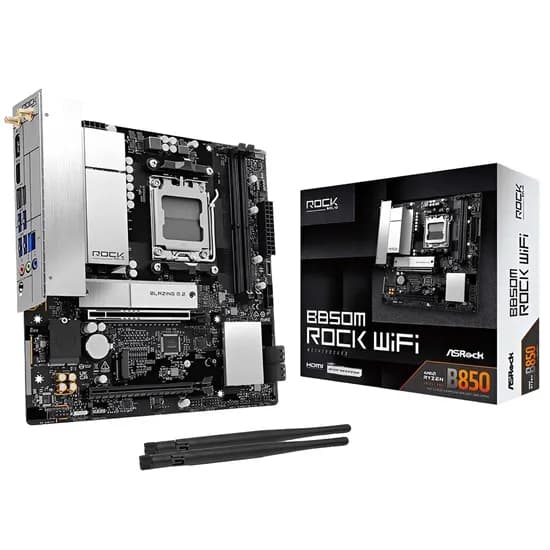 Placa-Mãe Asrock B850M Rock Wifi AM5 DDR5