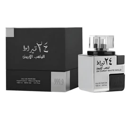 Perfume Lattafa 24 Carat White Gold 100ML