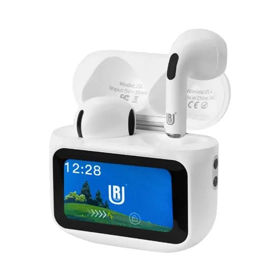 Fone de Ouvido Sem Fio Ur J50 Hifi Enc Touchscreen com Bluetooth V5.4 - Branco