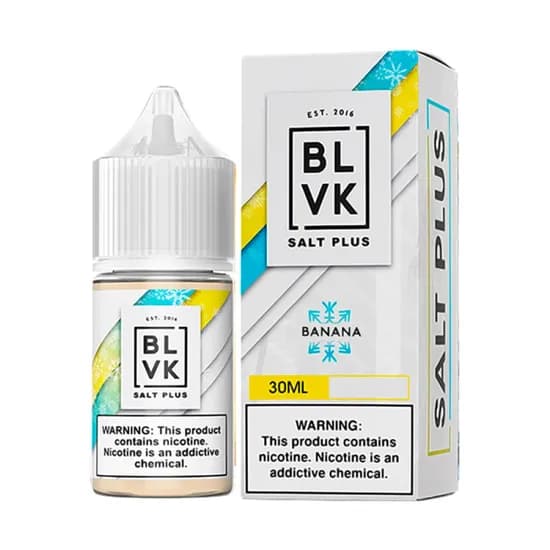 Juice BLVK Salt Plus 50MG 30ML Banana Ice