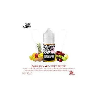 Essencia para Vaper Born To Vape Nicsalt Tutti Fruti 30ML 35MG