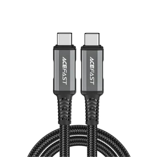 Cable USB-C USB-C Acefast C1-09 1M PD 240W Data 40GBPS USB4 Thunderbolt
 Negro