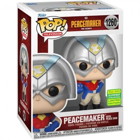 Funko Pop Peacemaker Peacemaker W/Peace Sign *SDCC 2022* 1260