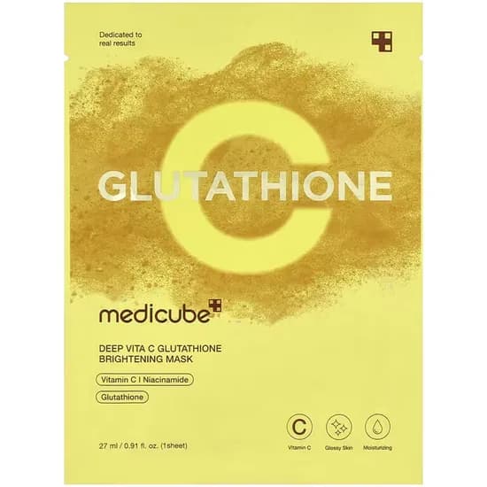 Máscara Facial Medicube Deep Vita C Glutathione Brightening Mask - 27ML