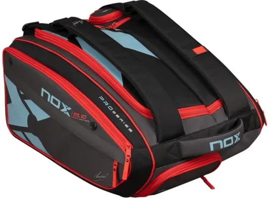 Raqueteira Nox ML10 XL Black/Rojo