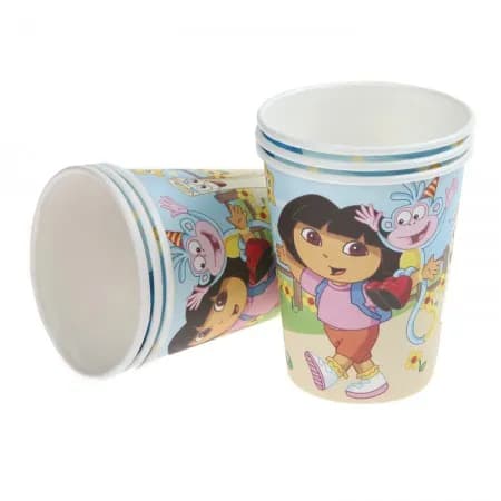 Copo de Papel Descartavel para Festa Minnie 10 Unidades