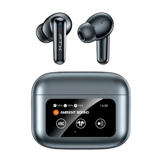 Fone de Ouvido FTX E56L-GY - Bluetooth - Touchscreen - Cinza