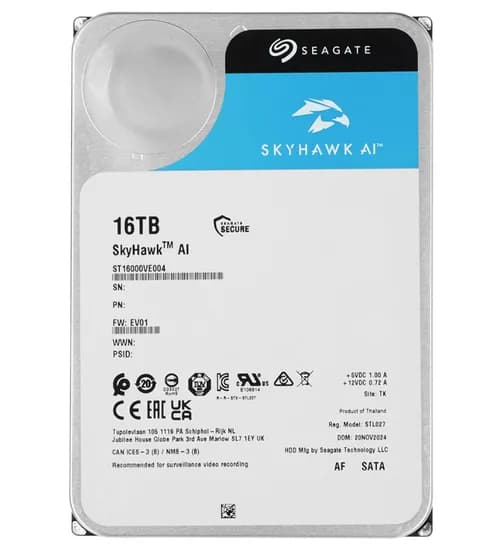 HD 16TB Seagate Skyhawk Ai SATA3 7200RPM ST16000VE004