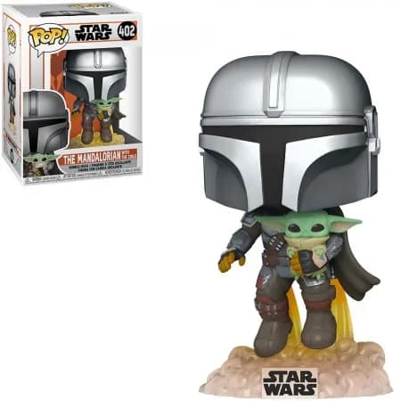Funko Pop Star Wars Mandalorian Mandalorian W/The Child 402