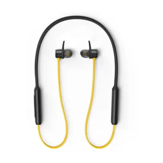 Fone de Ouvido Sem Fio Realme Buds Wireless RMA108 com Bluetooth - Amarelo/Preto