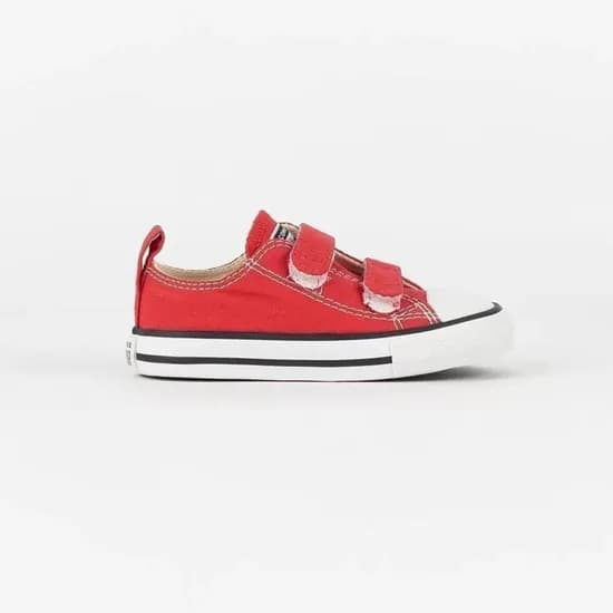 Calzado Converse Infantil Bebã‰ Rojo Ox Velcro CK10410004