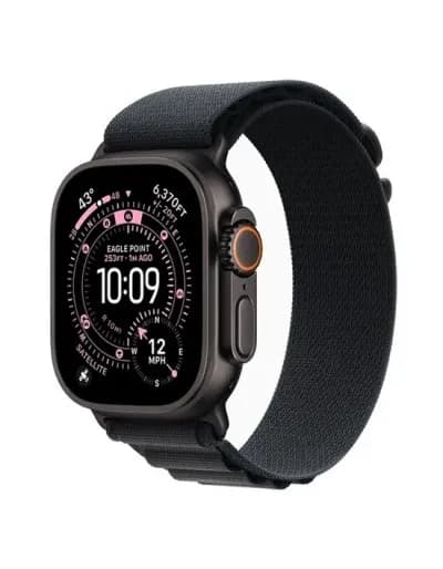 Apple Watch Ultra 3 MF0X4LW/A Celular + GPS Caixa Titanio Preto 49MM - Loop Alpine Preto