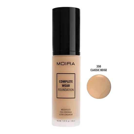 Moira Complete Wear Foundation #350 Classic Beige - CWF350