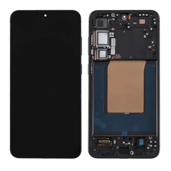 Display Samsung S25 Con Aro Negro (Original Verz)