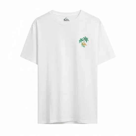 Remera Quiksilver Moda Evo Learning Form Blanco