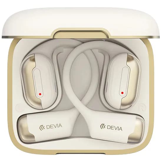 Fone de Ouvido Devia Ows Pro 1 Wireless Earphone - Beige