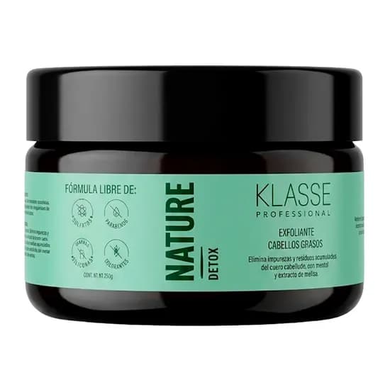 Máscara de Tratamento Klasse Nature Detox Esfoliante Pote 250G