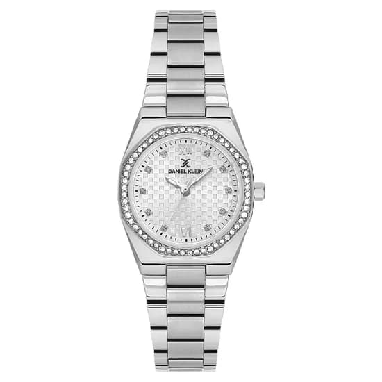 Relogio Analogico Feminino Daniel Klein DK.1.14099-1 Premium Lady / Pulseira de Aço Inoxidável - Prata