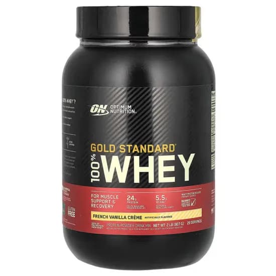 Optimum Nutrition Whey Protein 100% Gold Standard 2LB - French Vanilla Creme