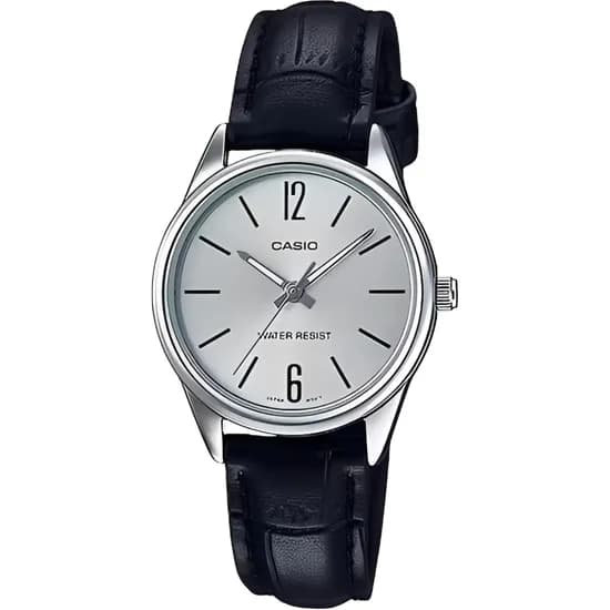 Relógio Casio LTP-V005L-7BUDF Analógico Feminino - Prata/Preto
