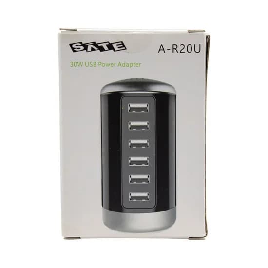 Cargador Sate A-R20 USB 6P 30W