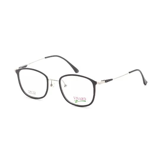 Armação para Óculos de Grau Visard TR90 1820 C2 Tam. 48-12-138MM - Prata/Preto