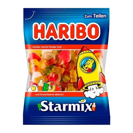 Bala Gelatina Alemã Haribo Starmix Pacote 200G