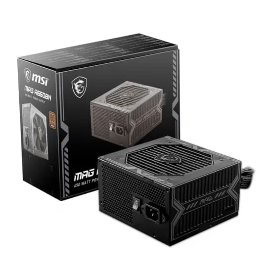 Fonte 650W MSI Mag A650BN 80+Bronze 306-7ZP2B12-Ceo