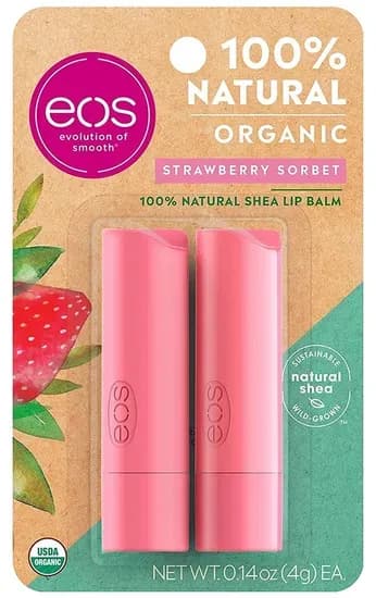 Protetor Labial Eos Strawberry Sorbet