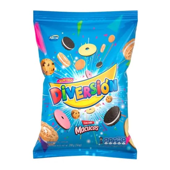 Biscoito Arcor Diversion Sortido 400G