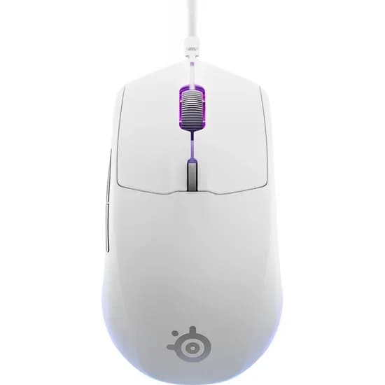 Mouse Steelseries 62703 Rival 3 Gen 2 RGB USB - Branco