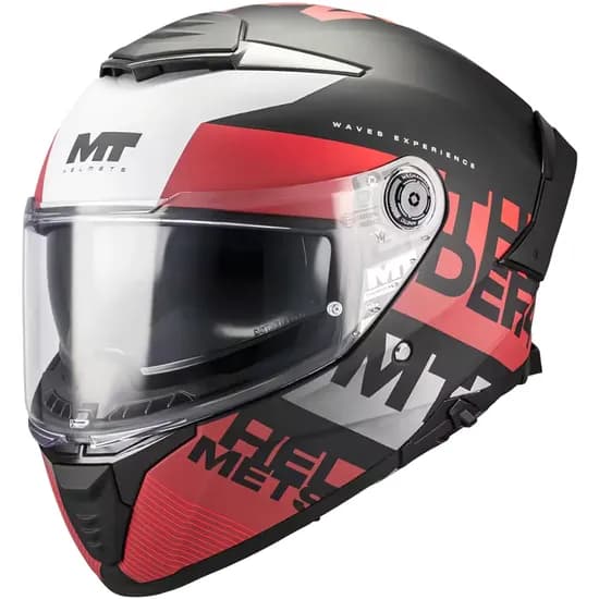 Capacete MT Helmets Thunder 4 SV Waves B5 - Fechado - Tamanho L - com Óculos Interno - Matt