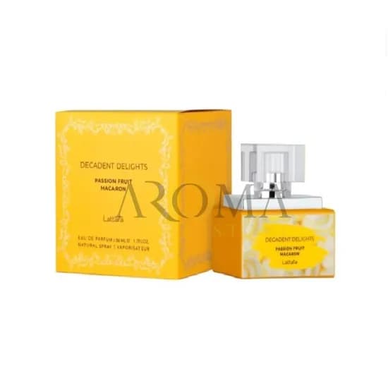 Perfume Lattafa Decadent Delights Passion Fruit Macaron Edp 50ML - Feminino
