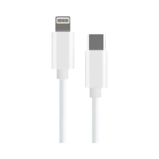 Cable Luxor LX-0130W USB-C A Lightning 27W Blanco
