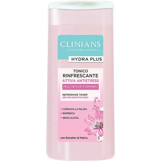 Tônico Facial Clinians Hydra Plus Rinfrescante Attiva Antistress - 200ML