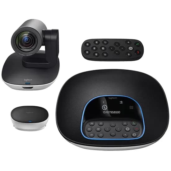 Webcam Logitech Group Amr Full HD para Videoconferência (960-001054)