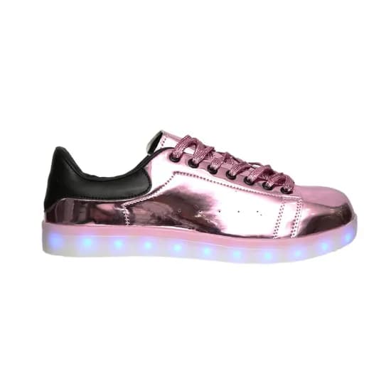Tênis LED 589 Pink Número 40