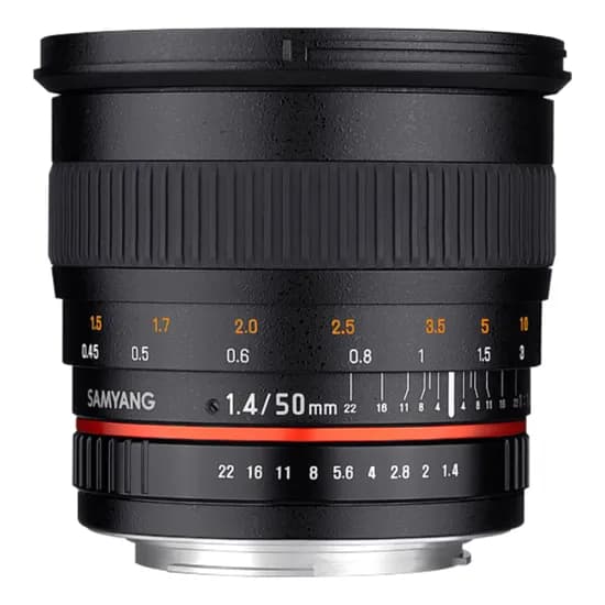 Lente Samyang Fuji MF DSLR 50MM F1.4 X-Mount FF