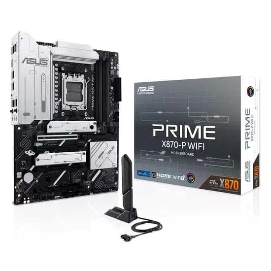 Placa Mãe Asus Prime X870-P Wifi DDR5 Socket AM5 Chipset AMD X870 ATX