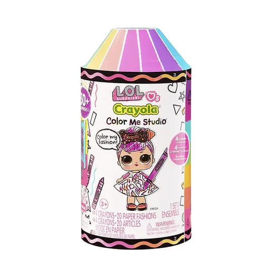 Muñeca L.O.L Surprise Loves Crayola Color Me Studio 505273EUC