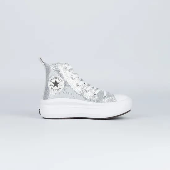 Calzado Converse Hi Holliday Disco Gris Infantil