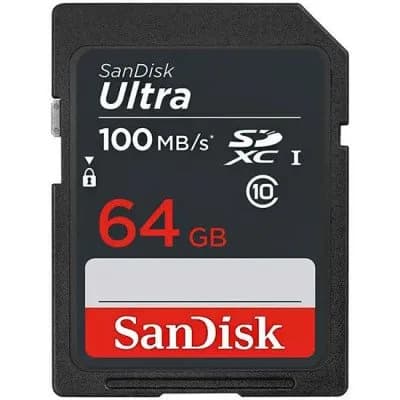 Cartao SD 64GB Sandisk Ultra SDXC C10 100MB/s