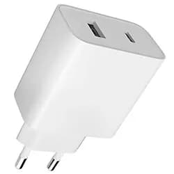 Carregador Tomada Xiaomi Mi Wall Charger AD332EU USB / Type-C / 33W - Branco