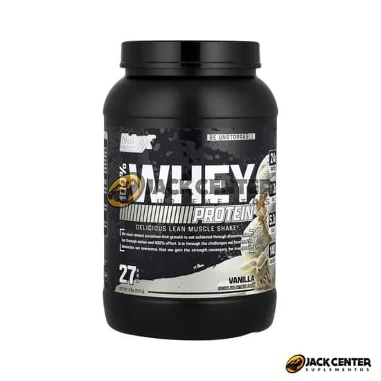 Whey Nutrex R.100%Whey 2LB(923GRAMS)Vanilla