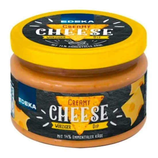 Molho Creme de Queijo para Dipar 245ML Edeka