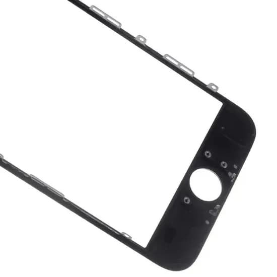 Vidrio iPhone 6 Plus Negro Con Oca+Frame
