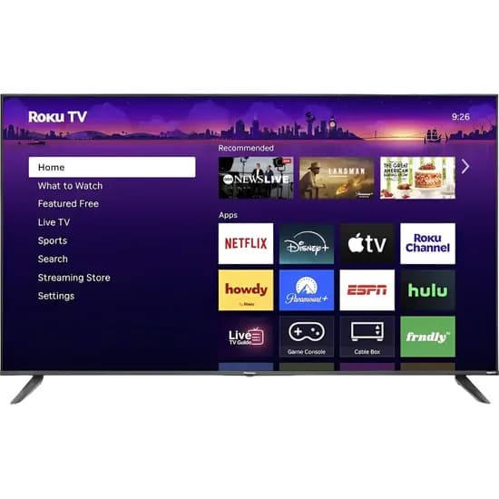 Televisor Smart LED Pioneer PN65-R851-26U 65" 4K Ultra HD Roku Wi-Fi - Preto